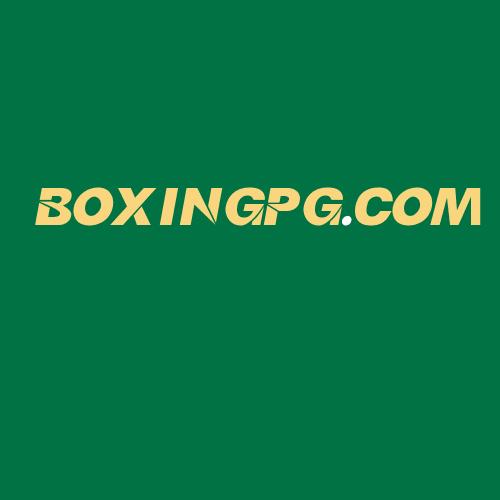 Logo da BOXINGPG